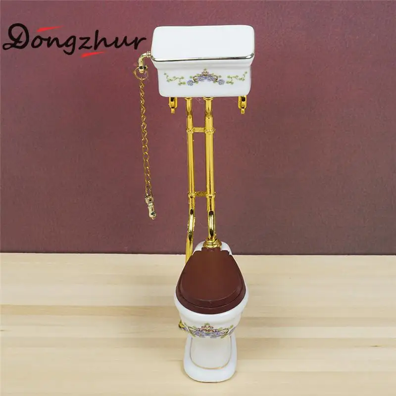 Dongzhur New Miniatura Toilet Dollhouse 1:12 Miniatures Accessories Retro Toy House Ornament Kit Miniatures Doll House WWP5894
Dongzhur New Miniatura Toilet Dollhouse 1:12 Miniatures Accessories Retro Toy House Ornament Kit Miniatures Doll House WWP5894