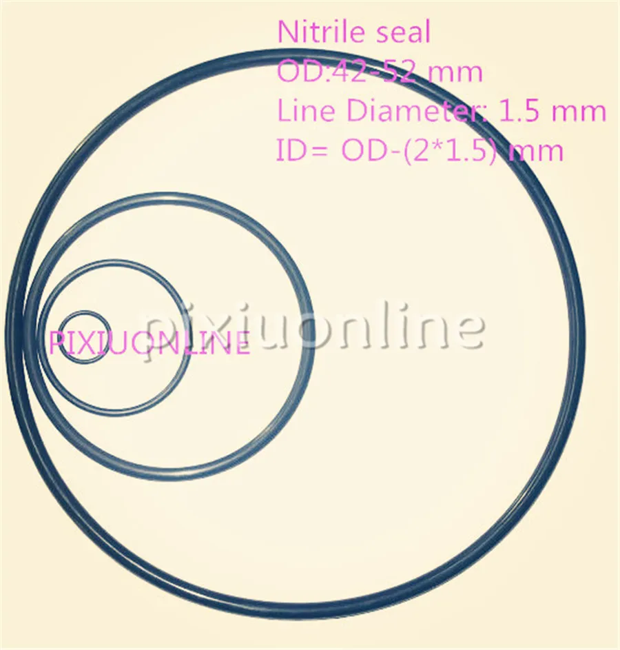 100pcs/pack YT937X OD42-52mm Black Rubber Gasket Soft Groove Washer Free Shipping Russia
100pcs/pack YT937X OD42-52mm Black Rubber Gasket Soft Groove Washer Free Shipping Russia