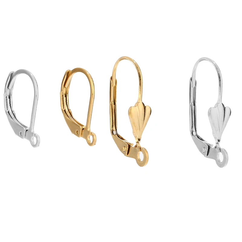 304 Stainless Steel Gold French Lever Back Ear Wire Hoop Open Loop Leverback Earring Hooks for Making
304 Stainless Steel Gold French Lever Back Ear Wire Hoop Open Loop Leverback Earring Hooks for Making