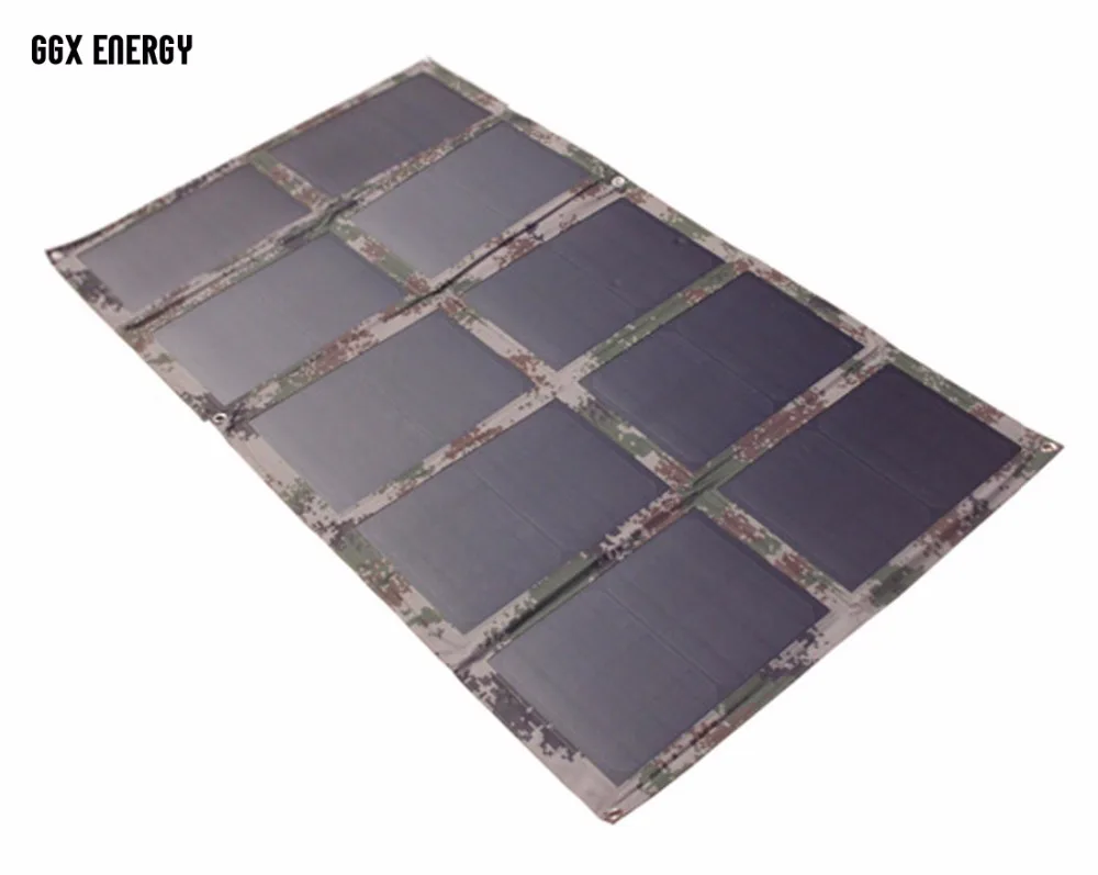 Портативная Складная монокристаллическая солнечная панель GGX ENERGY для