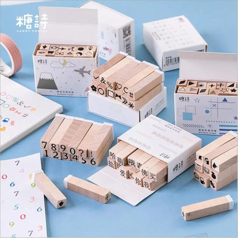 12 pcs/Set Creative Number/Alphabet wood stamp DIY craft wooden rubber stamps decoration for scrapbooking standard stamp
12 pcs/Set Creative Number/Alphabet wood stamp DIY craft wooden rubber stamps decoration for scrapbooking standard stamp