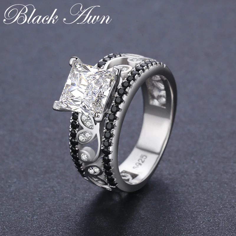 Женское Обручальное кольцо из серебра 925 пробы C020|ring ring|fine jewelryring women |