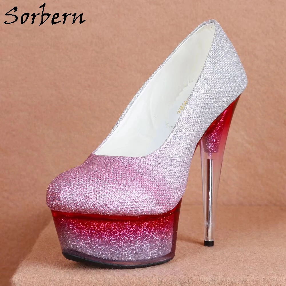 Sorbern Women Sexy Glitt Pumps Shoes Slip On 15CM Sandalias Mujer 2019 Clear Colorful Ladies Party Pumps Fashion Wedding Shoes
Sorbern Women Sexy Glitt Pumps Shoes Slip On 15CM Sandalias Mujer 2019 Clear Colorful Ladies Party Pumps Fashion Wedding Shoes