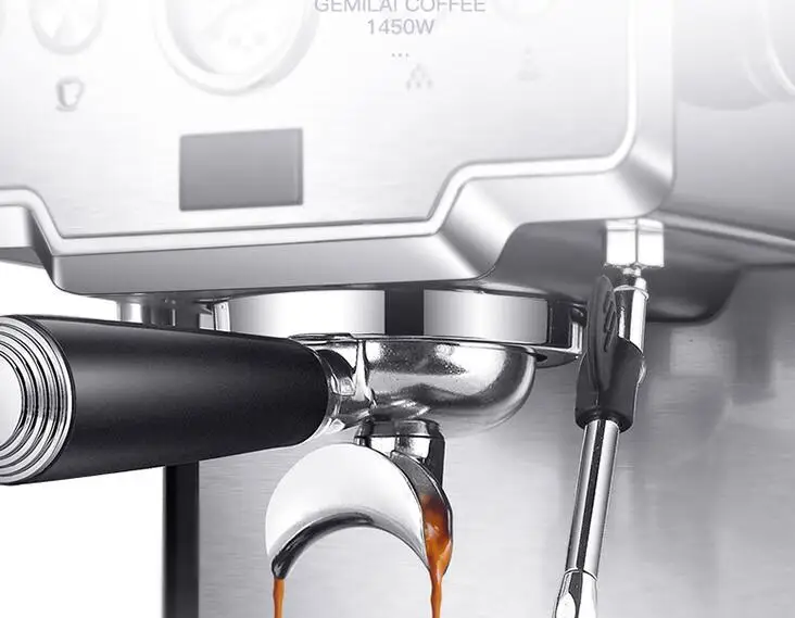 GEMILAI CRM3605 coffee machine home Italian semi-automatic 15bar pump steam type black esspress milk foamo cafe stainless steel
GEMILAI CRM3605 coffee machine home Italian semi-automatic 15bar pump steam type black esspress milk foamo cafe stainless steel