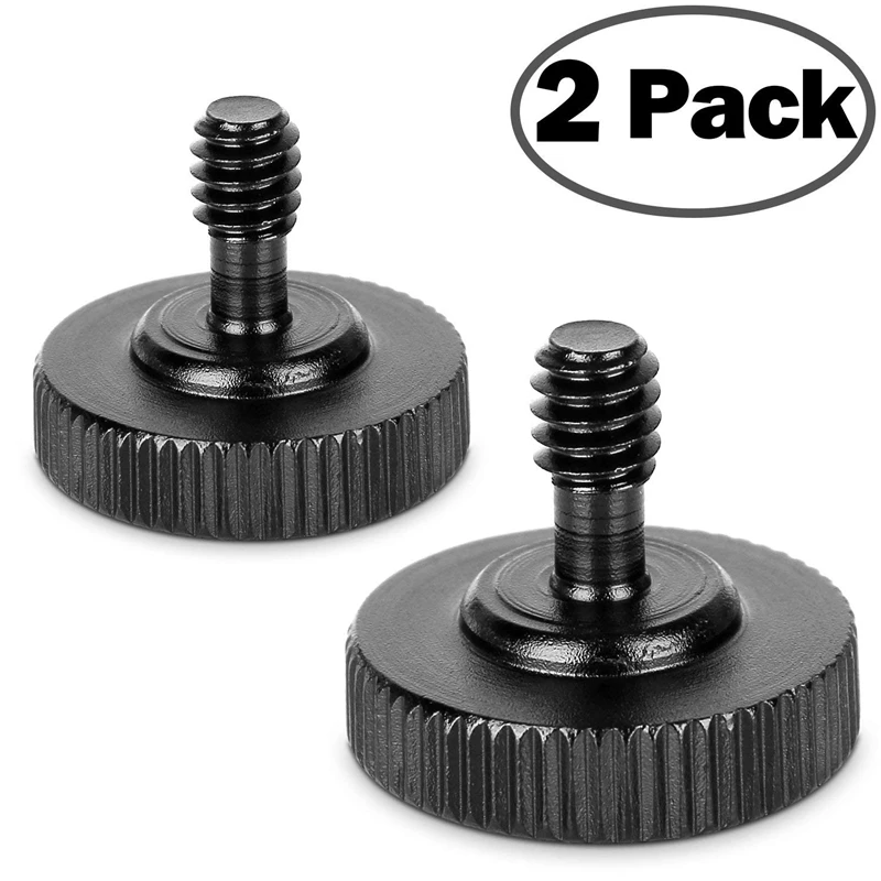 Thumb Screw Camera Quick Release 1/4 inch Thumbscrew L Bracket Screw Mount Adapter Bottom 1/4 inch-20 Female Thread (Pack of 2
Thumb Screw Camera Quick Release 1/4 inch Thumbscrew L Bracket Screw Mount Adapter Bottom 1/4 inch-20 Female Thread (Pack of 2