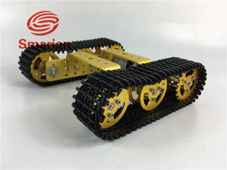 T101 mini Tank car DC motor,Alloy Chassis Frame Structure For robot education modification DIY tank model teaching demo Diy
T101 mini Tank car DC motor,Alloy Chassis Frame Structure For robot education modification DIY tank model teaching demo Diy