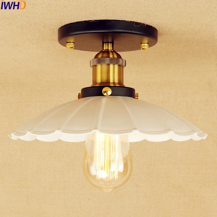 White LED Vintage ceiling Light Fixtures Balcony Aisle Lampen Plafondlamp Luminaire Loft Style Edison Ceiling Lamp Living Room
White LED Vintage ceiling Light Fixtures Balcony Aisle Lampen Plafondlamp Luminaire Loft Style Edison Ceiling Lamp Living Room