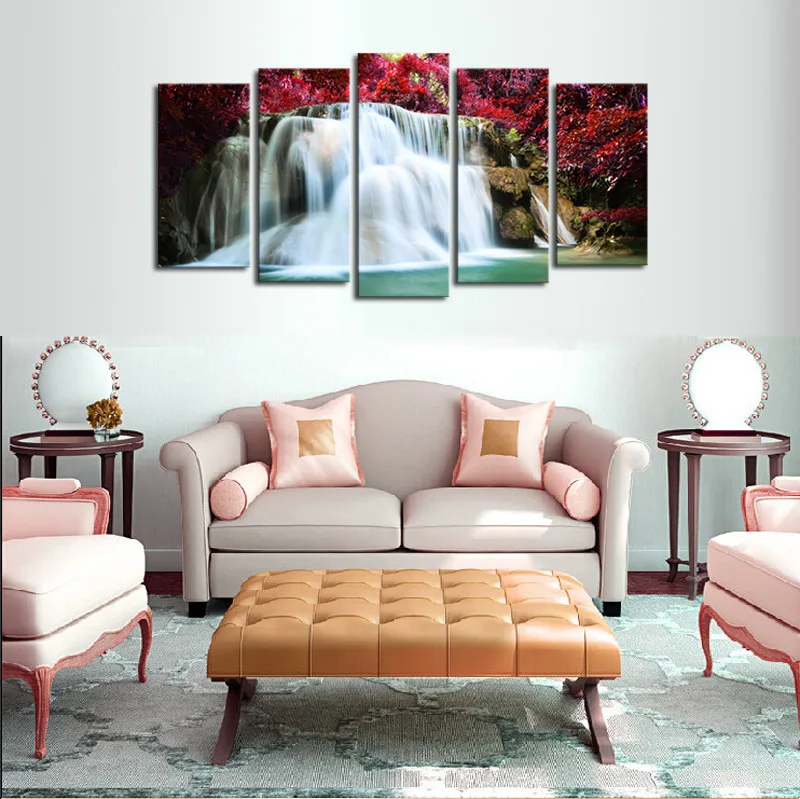 Framed 5 Panels Drop shipping Print on Canvas Painting Room DECORATION,WALL PAINTING,WALL ART CANVAS Forest Waterfall
Framed 5 Panels Drop shipping Print on Canvas Painting Room DECORATION,WALL PAINTING,WALL ART CANVAS Forest Waterfall