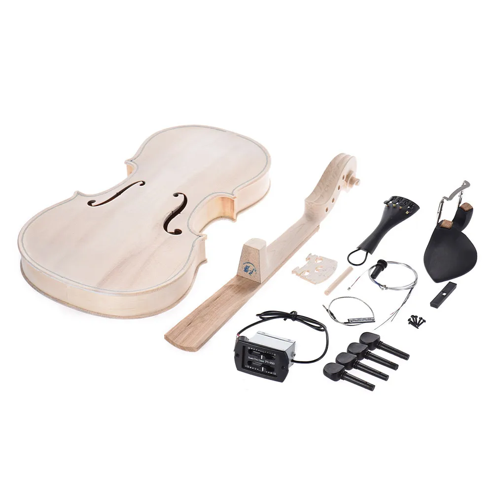 High Qulity 4/4 Full Size DIY Violin Kit Natural Solid Wood Acoustic Violin Fiddle Kit with EQ Spruce Top Maple Neck Fingerboard
High Qulity 4/4 Full Size DIY Violin Kit Natural Solid Wood Acoustic Violin Fiddle Kit with EQ Spruce Top Maple Neck Fingerboard