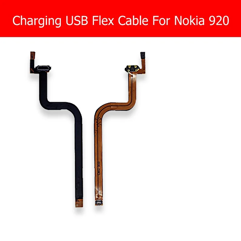 

Genuine USB Charging Flex Cable For Nokia 920 Charger Connector Ribbon For Microsoft Lumia 920 Microphone Flex Cable Replacement