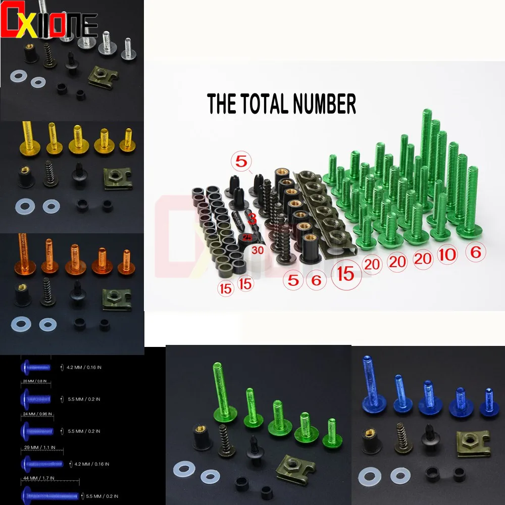 Universal Motorcycle Accessories Fairing Bolts Screw Kit For FOR YAMAHA XVS1300 STRYKER XV950 XV535
Universal Motorcycle Accessories Fairing Bolts Screw Kit For FOR YAMAHA XVS1300 STRYKER XV950 XV535