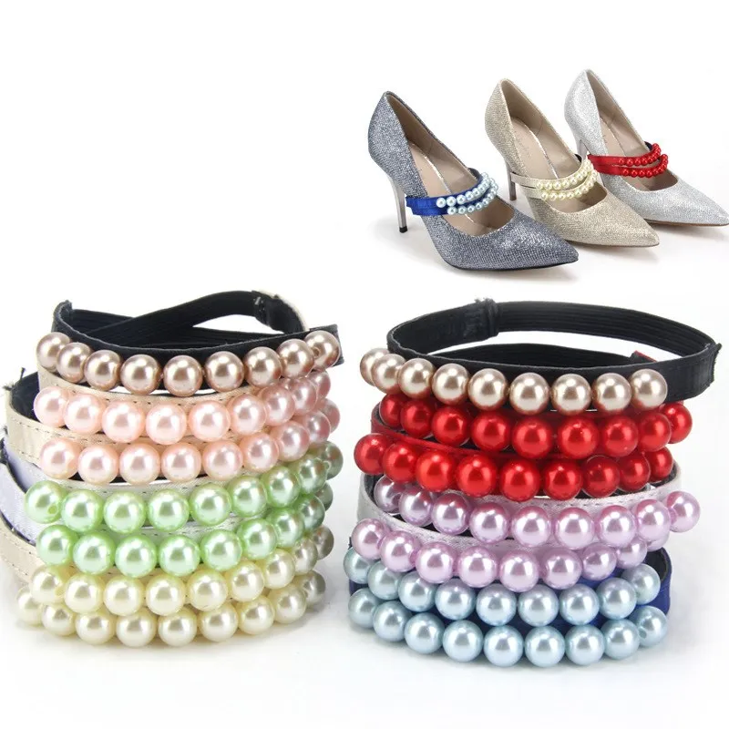 1 Pair Pearl Heels Bands Shoelace, Shoe Accessory Decoration Straps For Women, Shoes Lace For Loose Shoes 7 Color
1 Pair Pearl Heels Bands Shoelace, Shoe Accessory Decoration Straps For Women, Shoes Lace For Loose Shoes 7 Color