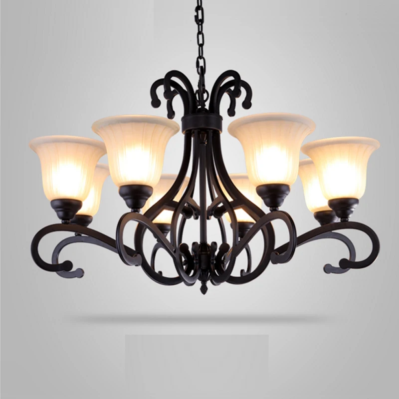 American chandelier living room pastoral style led chandelier lamp dining room luxurious retro personality iron art chandelier
American chandelier living room pastoral style led chandelier lamp dining room luxurious retro personality iron art chandelier
