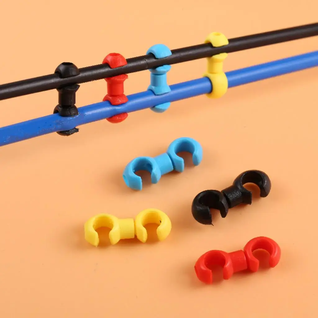 10Pcs/Set Bicycle Bike Brake Line Buckle Clips MTB Bike Gear Cable S Hook Clips Housing Hose Guide Rotatable Clamps
10Pcs/Set Bicycle Bike Brake Line Buckle Clips MTB Bike Gear Cable S Hook Clips Housing Hose Guide Rotatable Clamps
