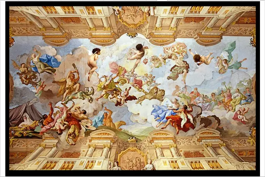 Customized 3d wallpaper 3d ceiling wallpaper murals Medieval painting ceiling frescoes zenith mural relief decorative painting
Customized 3d wallpaper 3d ceiling wallpaper murals Medieval painting ceiling frescoes zenith mural relief decorative painting