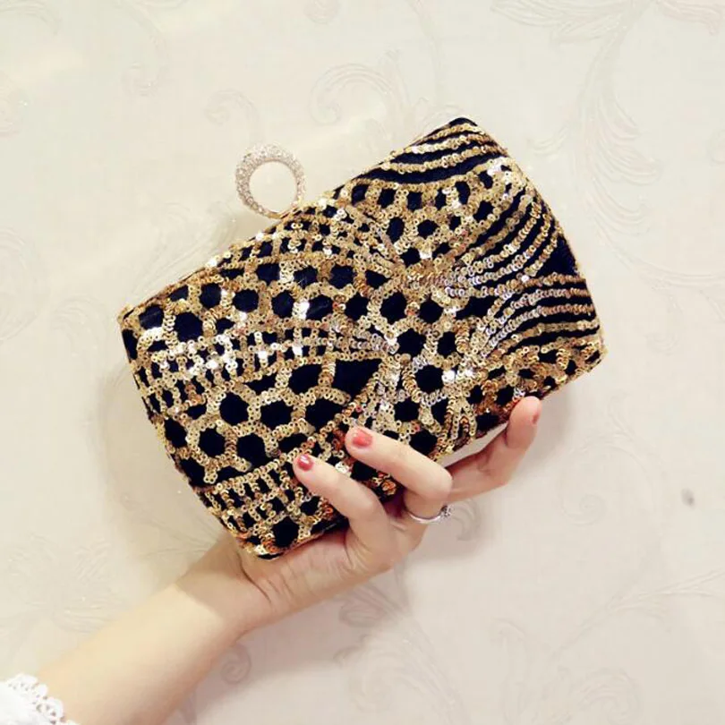 Luxury Crystal Evening Bag Handmade Gold Sequins Rhinestones Women Evening Bags Vintage Satin Lady Party Wedding Clutches Purse
Luxury Crystal Evening Bag Handmade Gold Sequins Rhinestones Women Evening Bags Vintage Satin Lady Party Wedding Clutches Purse