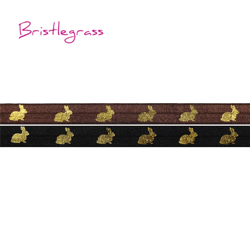 BRISTLEGRASS 2 5 10 Yard by Roll 5/8" 15mm Gold Rabbit Foil Print Fold Over Elastic FOE Spandex Satin Band Headband Dress Sewing
BRISTLEGRASS 2 5 10 Yard by Roll 5/8" 15mm Gold Rabbit Foil Print Fold Over Elastic FOE Spandex Satin Band Headband Dress Sewing