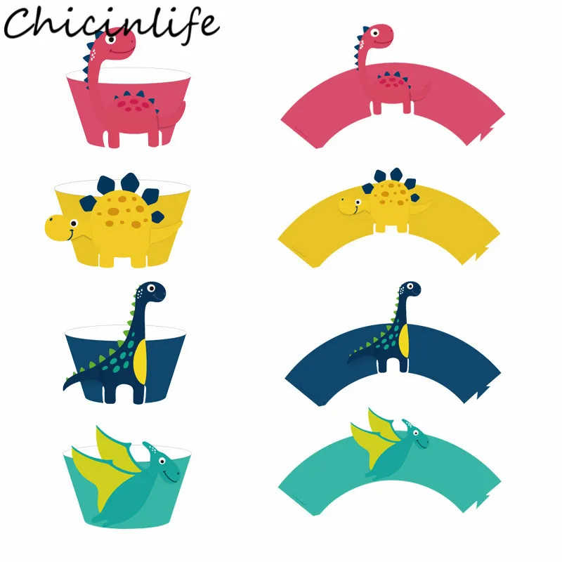 Chicinlife 12Pcs/bag Cartoon Dinosaur Cupcake Wrapper Happy Birthday Party Baby Shower Kids Favors Dinosaur Party Decor Supplies
Chicinlife 12Pcs/bag Cartoon Dinosaur Cupcake Wrapper Happy Birthday Party Baby Shower Kids Favors Dinosaur Party Decor Supplies