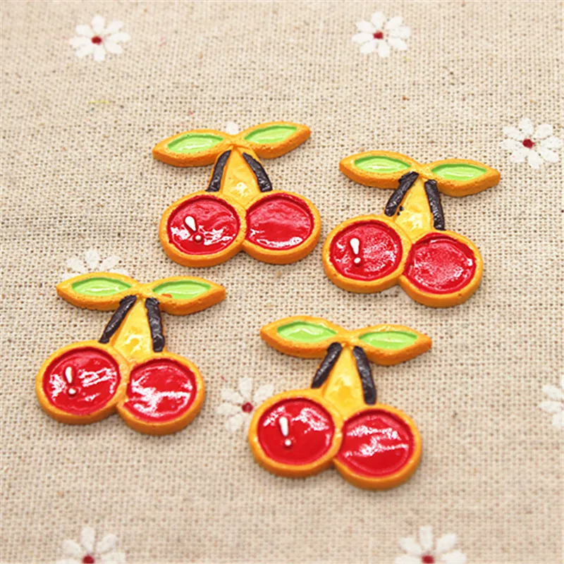 10pcs Kawaii Fake Fruit Cherry Resin Miniature Food Art Supply Flatback Cabochon DIY Decorative Craft Scrapbooking,26*28mm
10pcs Kawaii Fake Fruit Cherry Resin Miniature Food Art Supply Flatback Cabochon DIY Decorative Craft Scrapbooking,26*28mm