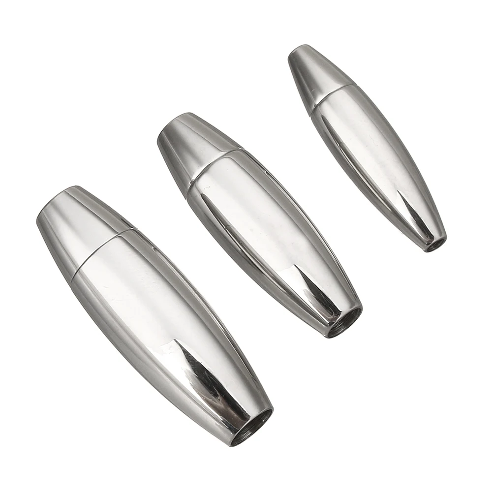 YYW 10PCs Hole 2/4/5/8MM Steel Oval Stainless Steel Magnetic Clasp DIY Making Accessories Jewelry Clasps for Cord Bracelets
YYW 10PCs Hole 2/4/5/8MM Steel Oval Stainless Steel Magnetic Clasp DIY Making Accessories Jewelry Clasps for Cord Bracelets