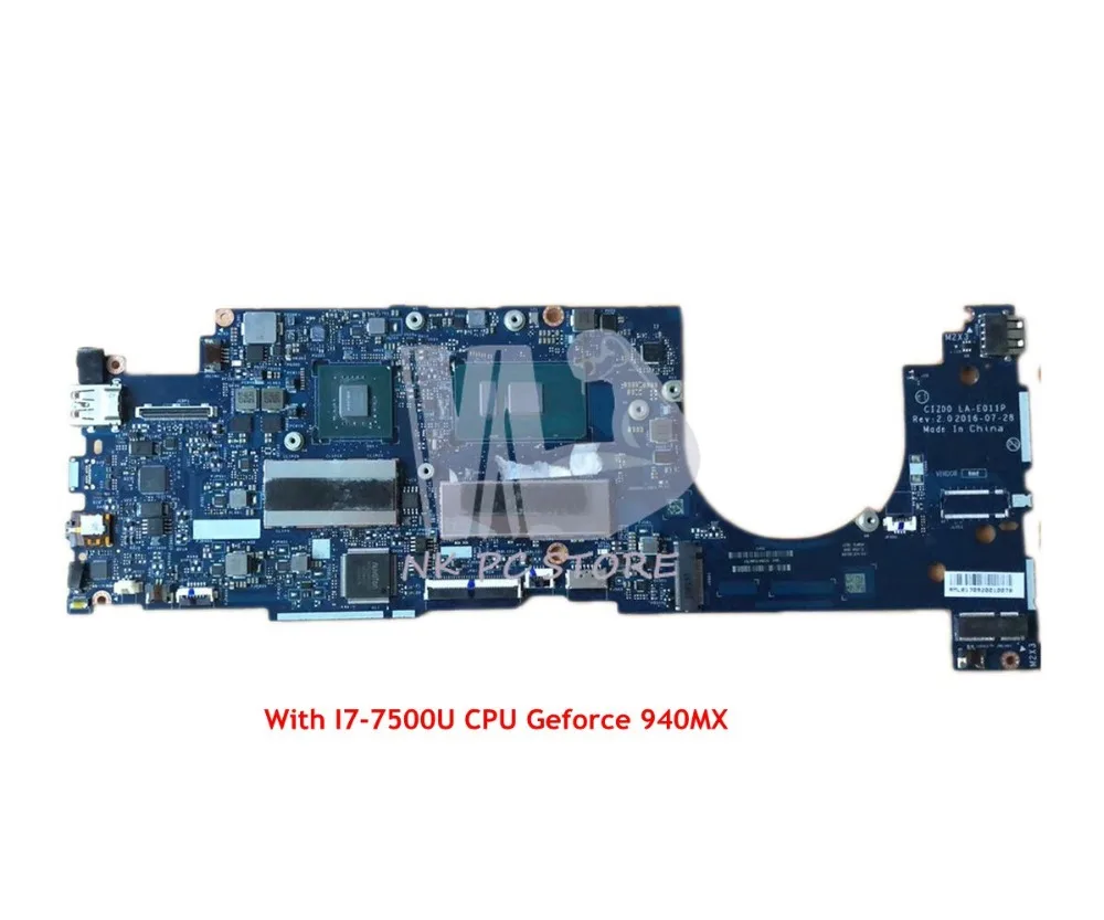 NOKOTION материнская плата для ноутбука Lenovo Air 13 Pro 13 Pro 710S 720S PLUS-13ISK CIZ00 LA-E011P I7-7500U процессор Geforce 940MX GPU
NOKOTION материнская плата для ноутбука Lenovo Air 13 Pro 13 Pro 710S 720S PLUS-13ISK CIZ00 LA-E011P I7-7500U процессор Geforce 940MX GPU