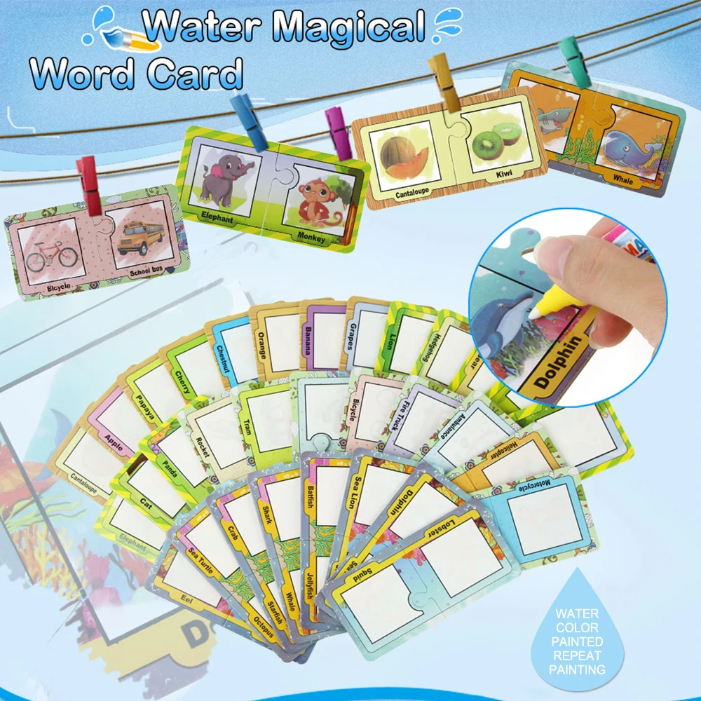16pcs Coloring Book Card Water Drawing Painting Board Baby Kids Toys with Magic Pen Doodle for Children Drawing Educational Toy#
16pcs Coloring Book Card Water Drawing Painting Board Baby Kids Toys with Magic Pen Doodle for Children Drawing Educational Toy#