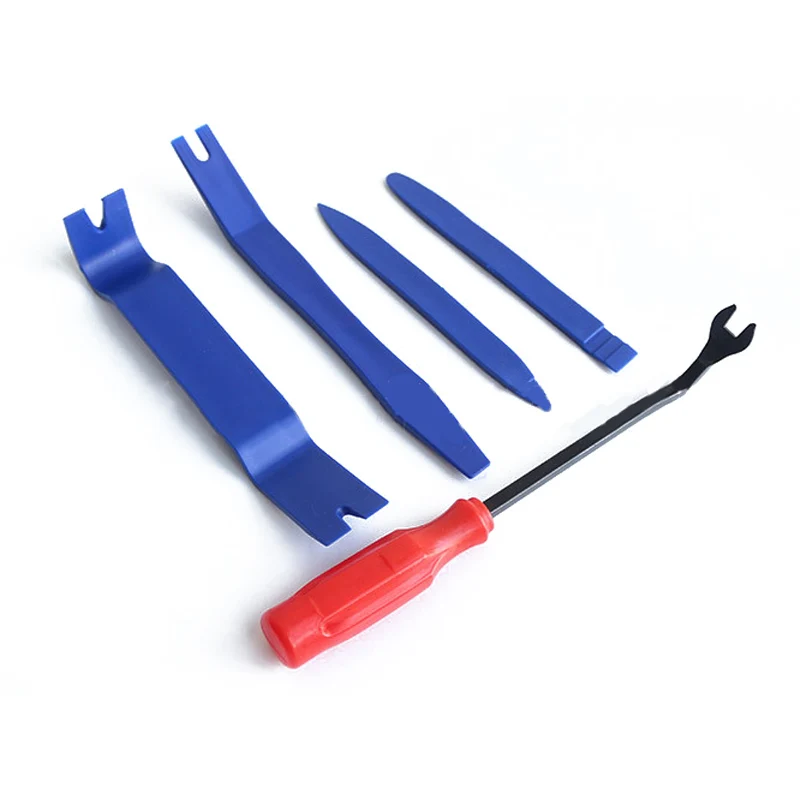 5PCS/SET NEW Plastic Car Door Interior Trim Removal Panel Clip Pry Open Bar Tool Kit
5PCS/SET NEW Plastic Car Door Interior Trim Removal Panel Clip Pry Open Bar Tool Kit