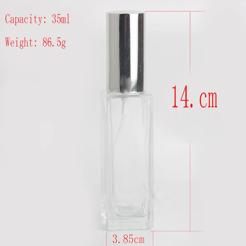 1pcs 35ml No-load Portable Perfume Bottle and Traveler Glass Spray Nebulizer Clear Glass Perfume Bottle
1pcs 35ml No-load Portable Perfume Bottle and Traveler Glass Spray Nebulizer Clear Glass Perfume Bottle