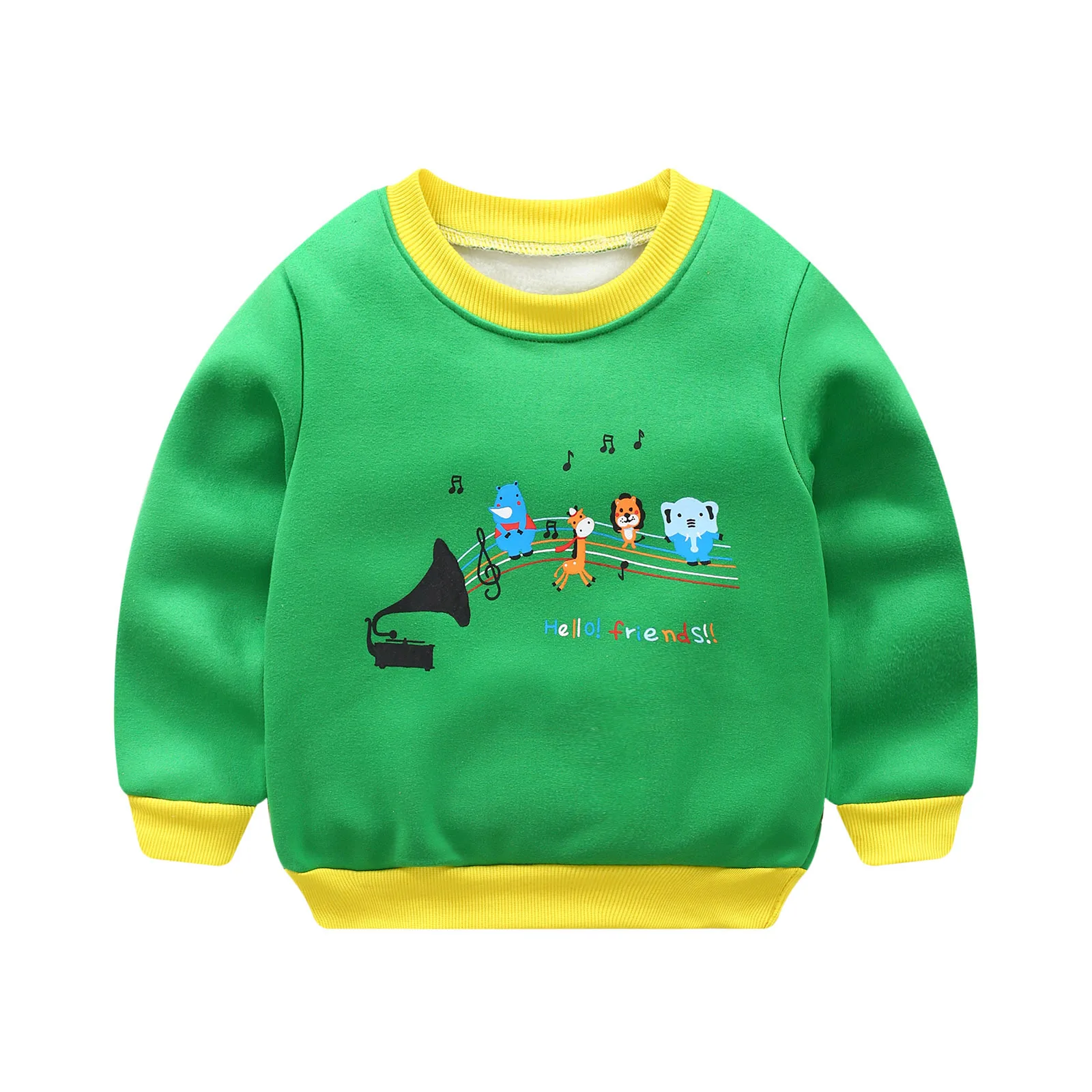 Cartoon Style Baby Boy Winter Fashion Clothes Girl Popular Warm Hoodie | Детская одежда и обувь