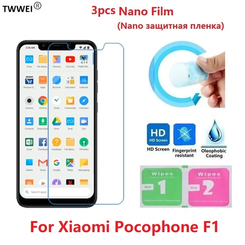 3 шт Pocophone F1 Защитная пленка для экрана для Xiaomi Pocophone F1 Защитная пленка для экрана (не стекло)
3 шт Pocophone F1 Защитная пленка для экрана для Xiaomi Pocophone F1 Защитная пленка для экрана (не стекло)