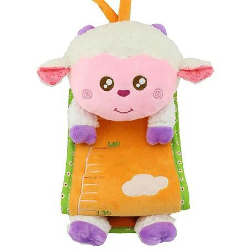 Child Toys Lovely Plush Cartoon Animal Shape Height Ruler Hanging Bedside Decorated -30