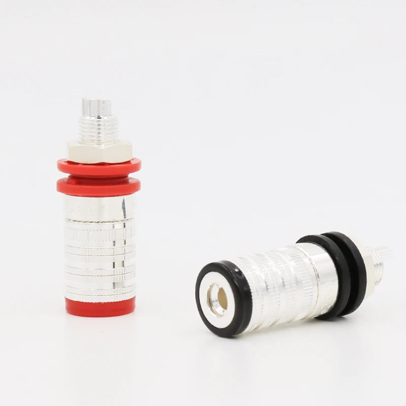 Hight quality Silver Plated Speaker Terminal Binding post HIFI speaker terminal Plug
Hight quality Silver Plated Speaker Terminal Binding post HIFI speaker terminal Plug