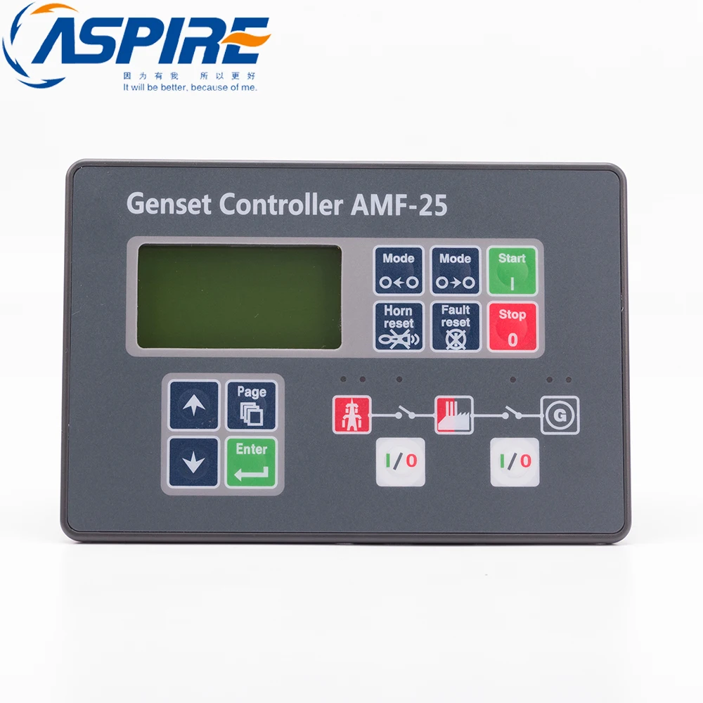 Diesel Engine Generator Controller AMF25 compitable with original ATS Genset Controller
Diesel Engine Generator Controller AMF25 compitable with original ATS Genset Controller