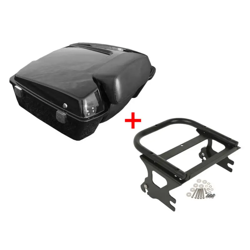 Motorcycle Chopped Pack Trunk Backrest & Mount Rack For Harley Tour Pak Touring Road King Electra Street Glide FLHT FLHX 1997-08
Motorcycle Chopped Pack Trunk Backrest & Mount Rack For Harley Tour Pak Touring Road King Electra Street Glide FLHT FLHX 1997-08