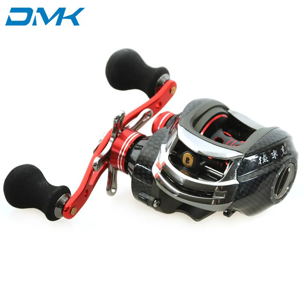 DMK Baitcasting Fishing Reel R/L Hand 12BB 6.3:1 Max Drag 4.5kg Carretel De Pesca Carp Reel Casting Reel Moulinet Mouche Reels
DMK Baitcasting Fishing Reel R/L Hand 12BB 6.3:1 Max Drag 4.5kg Carretel De Pesca Carp Reel Casting Reel Moulinet Mouche Reels