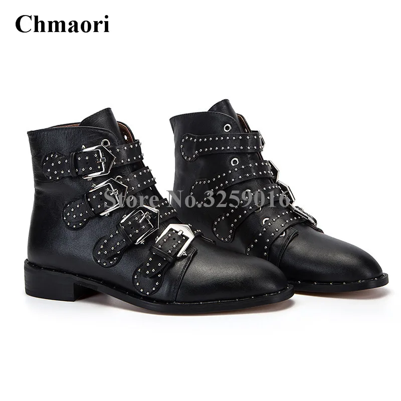 Hot Selling Women Fashion Black PU Leather Buckle Design Low Heel Short Boots Motorcycle River Ankle Booties Cheap Boots
Hot Selling Women Fashion Black PU Leather Buckle Design Low Heel Short Boots Motorcycle River Ankle Booties Cheap Boots