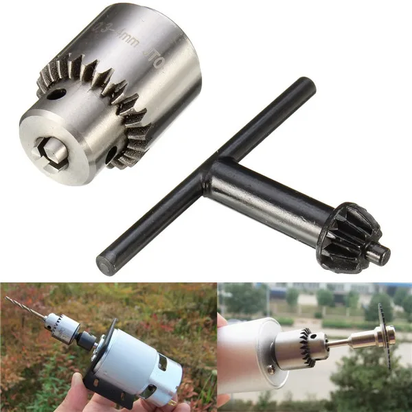 0.3 4 Mm Electric Drill Chuck Adaptor Rotary Tool Grinder Folder Shaft with Key Makita Power Tools Accessories 3 Drill Chuck
0.3 4 Mm Electric Drill Chuck Adaptor Rotary Tool Grinder Folder Shaft with Key Makita Power Tools Accessories 3 Drill Chuck