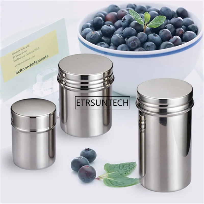 50cs/lot High-quality Storage Bottles & Jars 304 stainless steel sealed cans portable storage tank milk tea cans seasoning jar
50cs/lot High-quality Storage Bottles & Jars 304 stainless steel sealed cans portable storage tank milk tea cans seasoning jar