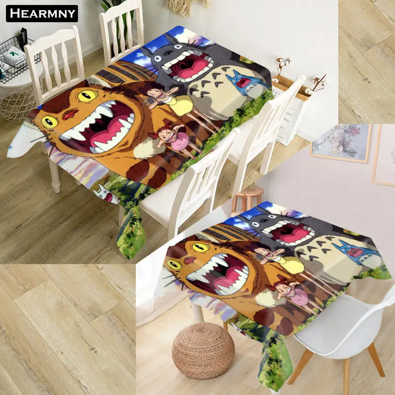 HEARMNY Totoro Tablecloth 3D Oxford Fabric Square/Rectangular Dust-proof Table Cover For Party Home Decor TV Covers
HEARMNY Totoro Tablecloth 3D Oxford Fabric Square/Rectangular Dust-proof Table Cover For Party Home Decor TV Covers