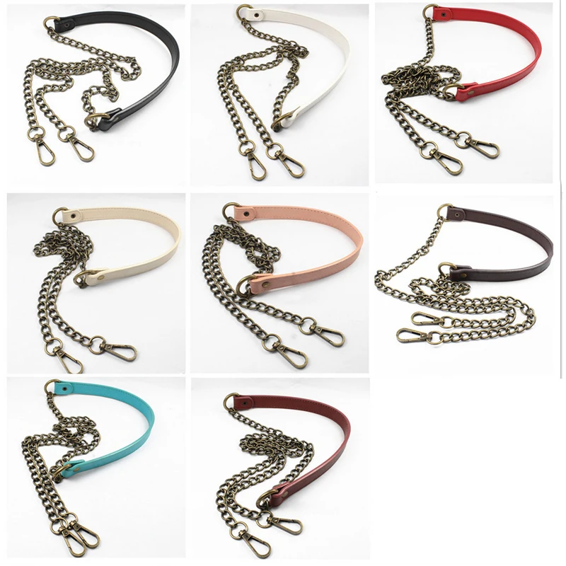 DIY 70cm, 100cm, 120cm Replacement Shoulder Bag Straps Belts for Handbags, Purses, Bags 11mm Bronze Chain Strap with PU Leather
DIY 70cm, 100cm, 120cm Replacement Shoulder Bag Straps Belts for Handbags, Purses, Bags 11mm Bronze Chain Strap with PU Leather