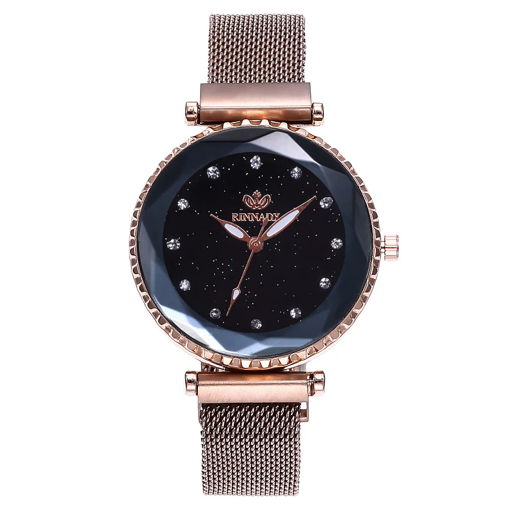 Women Mesh Magnet Buckle Starry Sky Watch Luxury Fashion Ladies Geometric Surface Roman Numeral Quartz Watch Relogio Feminino
Women Mesh Magnet Buckle Starry Sky Watch Luxury Fashion Ladies Geometric Surface Roman Numeral Quartz Watch Relogio Feminino