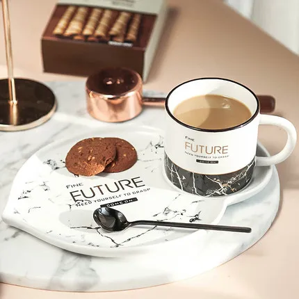 Nordic Simple Ceramic Coffee Cup Set Household Milk Breakfast Mugs Lovers Mug English Afternoon Tea Cup With Tray Spoon
Nordic Simple Ceramic Coffee Cup Set Household Milk Breakfast Mugs Lovers Mug English Afternoon Tea Cup With Tray Spoon