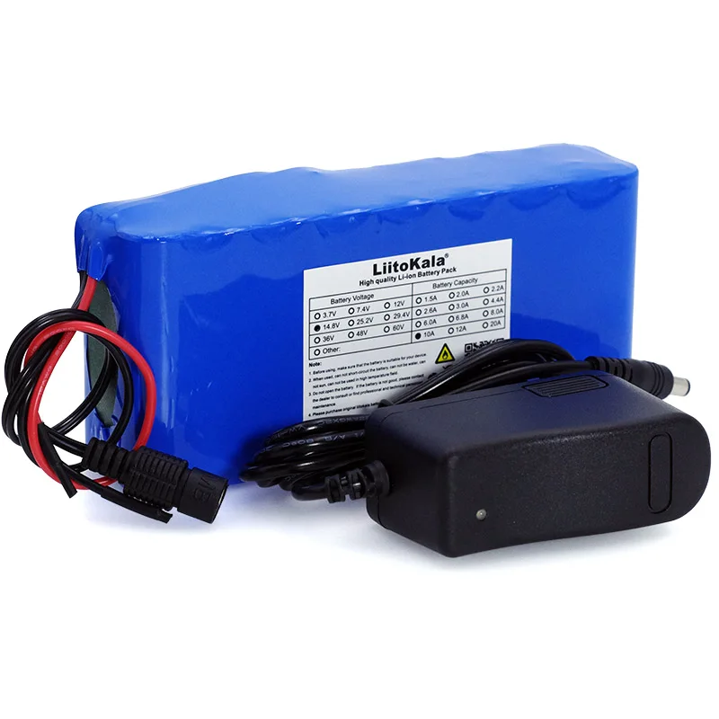 LiitoKala 14.8V 10Ah 18650 li-iom battery pack night fishing lamp heater miner's lamp amplifier battery with BMS+16.8V Charger
LiitoKala 14.8V 10Ah 18650 li-iom battery pack night fishing lamp heater miner's lamp amplifier battery with BMS+16.8V Charger