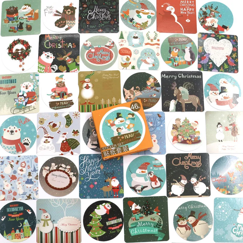 46pcs/box Christmas Greeting Stickers Travel Decorative Stationery Stickers Ocean whale sticker Scrapbooking DIY Diary Album
46pcs/box Christmas Greeting Stickers Travel Decorative Stationery Stickers Ocean whale sticker Scrapbooking DIY Diary Album