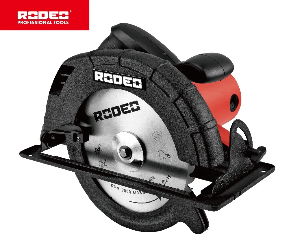 RODEO CS2100 циркулярная пила 220 В 235 мм 2100 Вт деревообрабатывающий Электроинструмент