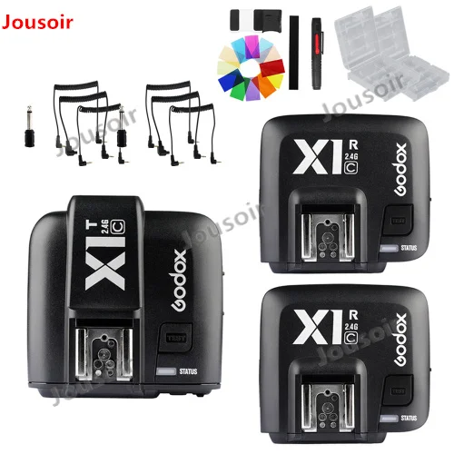 Godox X1C E-TTL II LCD 2 4G беспроводной HSS 1/8000s 32 канала триггерный передатчик + 2x приемник