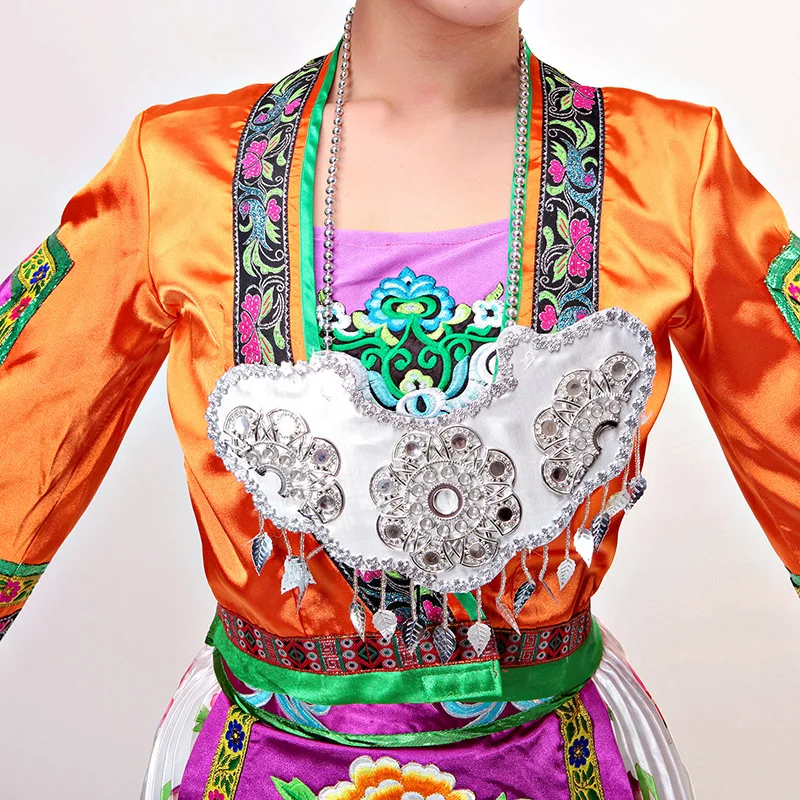 Новые танцевальные костюмы Miao Одежда для танцев головной убор Miao|costume planet|dance