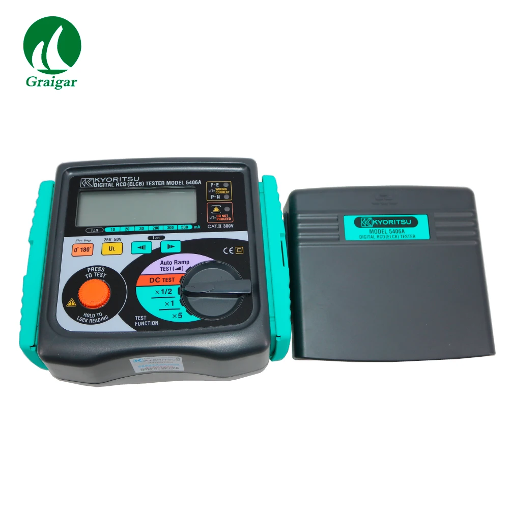 KYORITSU 5406A Digital RCD (ELCB) Testers Custom microprocessor controlled for highest accuracy and reliability
KYORITSU 5406A Digital RCD (ELCB) Testers Custom microprocessor controlled for highest accuracy and reliability