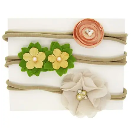 3pcs/set Newborn headband skinny soft nylon headband satin chiffon flower baby girl headband accessories
3pcs/set Newborn headband skinny soft nylon headband satin chiffon flower baby girl headband accessories