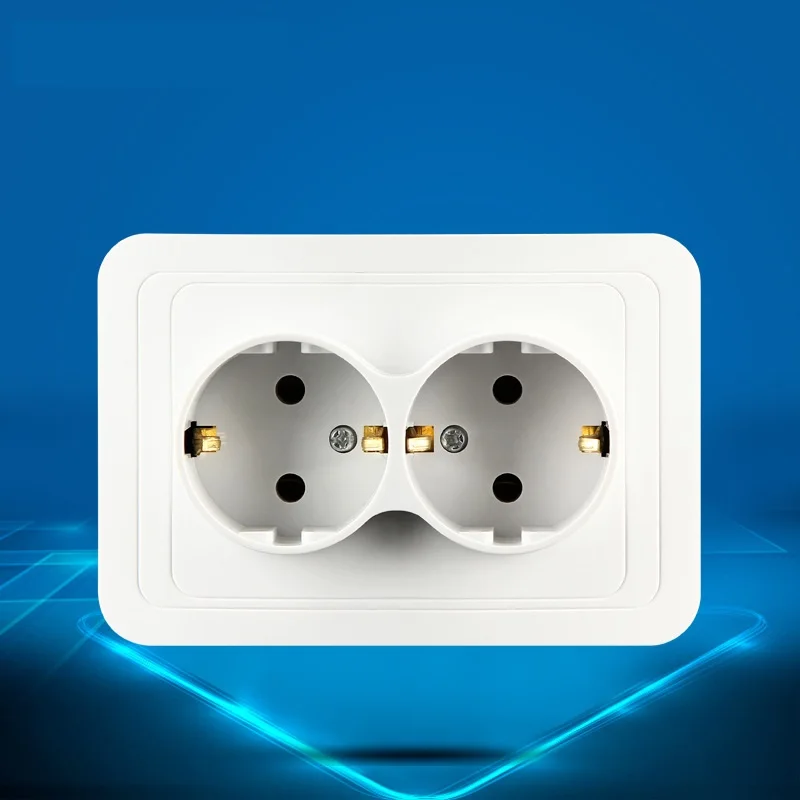 EU European Power Electrical Panel Wall Tabletop Desktop Internal 250V 16A Socket Outlet German Type F Schuko Plug Adaptor
EU European Power Electrical Panel Wall Tabletop Desktop Internal 250V 16A Socket Outlet German Type F Schuko Plug Adaptor